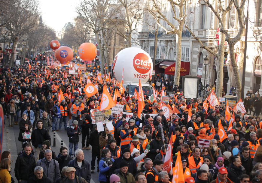 Veliki protes zbog penzionisanja u Francuskoj