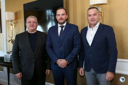 Sastanak u Banjaluci: Vico Zeljković ugostio predsjednike fudbalskih saveza Hrvatske i Albanije