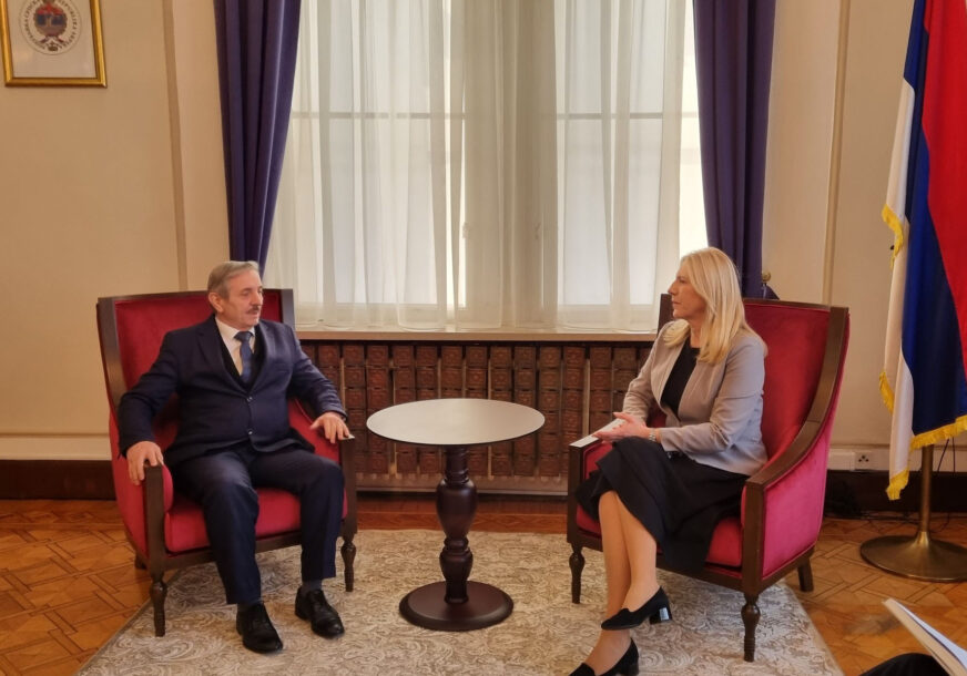 Željka Cvijanović sa ambasadorom Sjeverne Makedonije: Razmijenjena mišljenja o političkim i ekonomskim temama