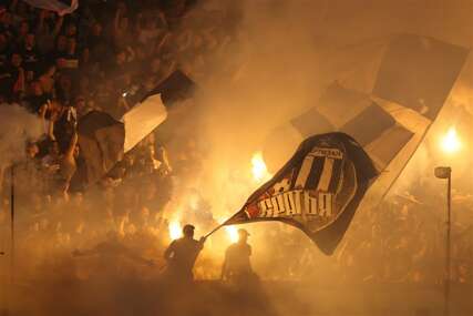 GROBARI GUBE STRPLJENJE Upravu Partizana ispred stadiona sačekala jasna poruka navijača (FOTO)