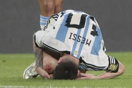 Lionel Mesi povrijeđen na travi