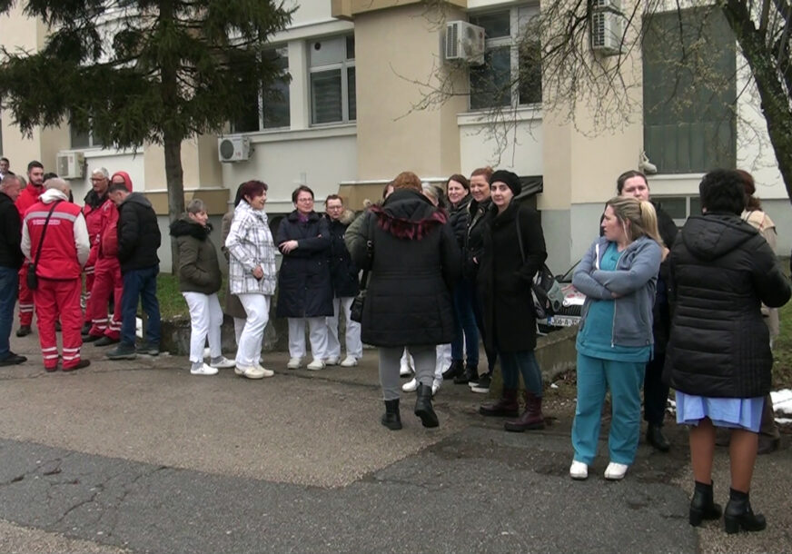 Štrajk zdravstvenih radnika u Brčkom