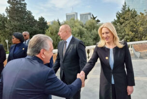 Željka Cvijanović u posjeti Azerbejdžanu