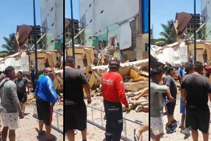 Dramatični snimci nakon zemljotresa: Ljudi u Ekvadoru panično izašli na ulice u strahu od novog potresa (VIDEO)