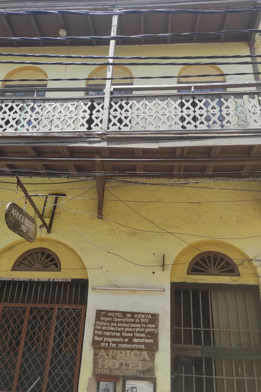 Mombasa najstariji hotel u Keniji