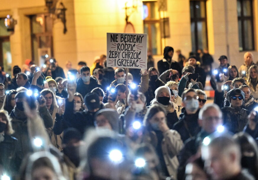 Protest zbog zabrane abortusa u Poljskoj