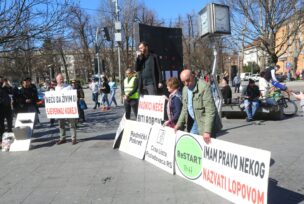 Radnički pokret protesti na trgu krajine