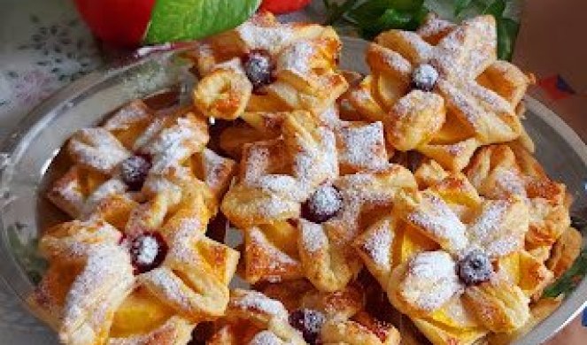 Recept za voćne lisnate cvjetiće