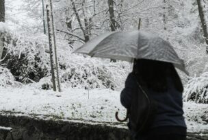 Snijeg u aprilu u Sarajevu