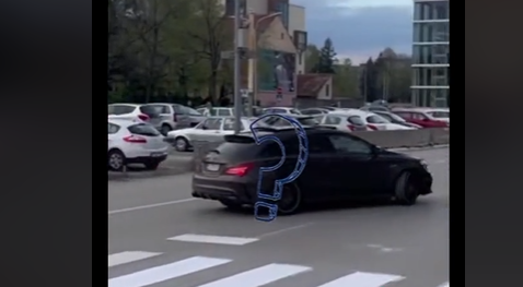 Bahata vožnja u centru Banjaluke