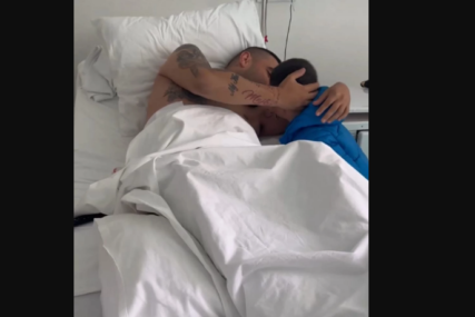 Emotivan susret: Darka Lazića u bolnici posjetio sin (VIDEO)