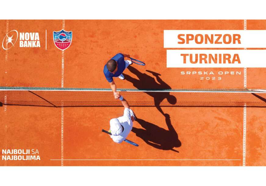 Nova banka je sponzor teniskog turnira Srpska Open