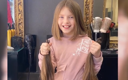 DIVLJENJA VRIJEDAN GEST Mala Viktorija (9) donirala svoju kosu djevojčici oboljeloj od raka