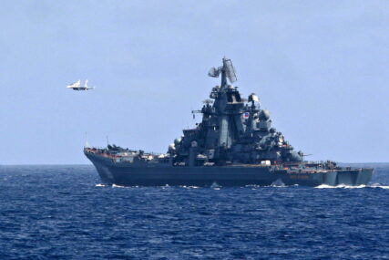 ruski vojni brod "Petar Veliki"