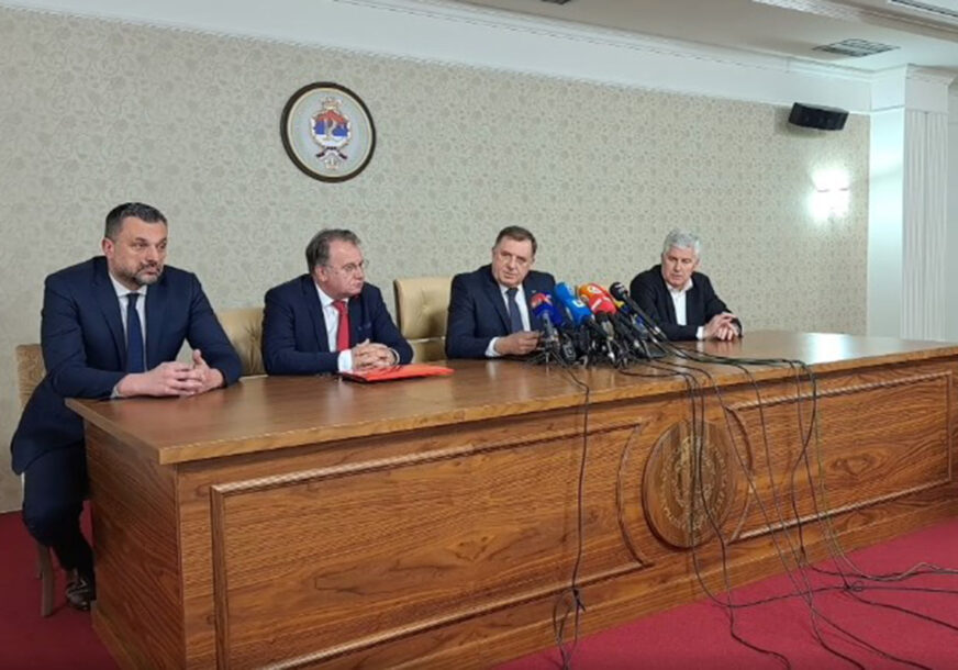 Milorad Dodik, Nermin Nikšić, Dragan Čović i Elmedin Konaković