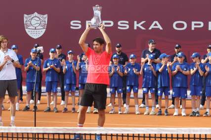 DUŠAN SILNI Lajović slavi titulu na Srpska openu, Rubljov nije imao šanse (FOTO)