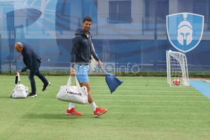 Novak Đoković trening Srpska open 2023
