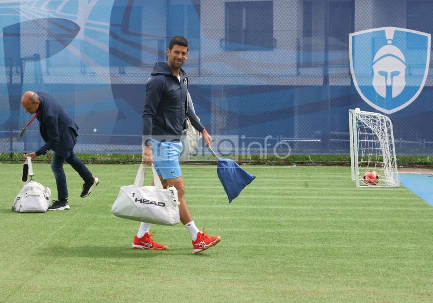 Novak Đoković trening Srpska open 2023