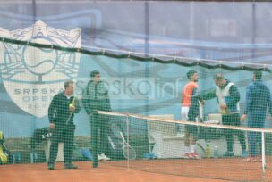 Novak Đoković na treningu Srpska open 2023