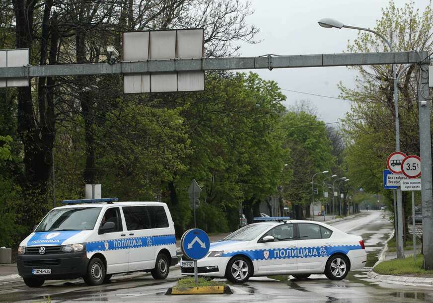 Obustavljen saobraćaj kod parka Mladen Stojanović