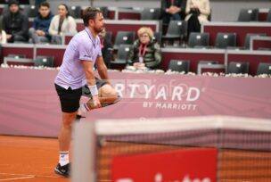 Sten Vavrinka lomi reket Srpska open 2023