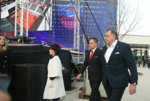 Milorad Dodik na otvaranju teniskog terena u Banjaluci