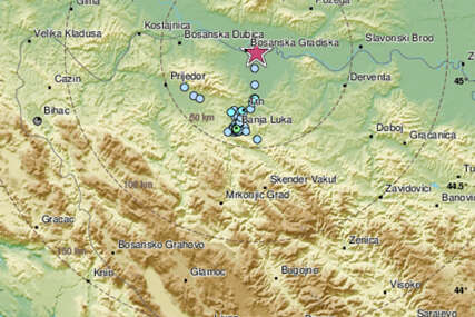 Zemljotres sa epicentrom kod Gradiške