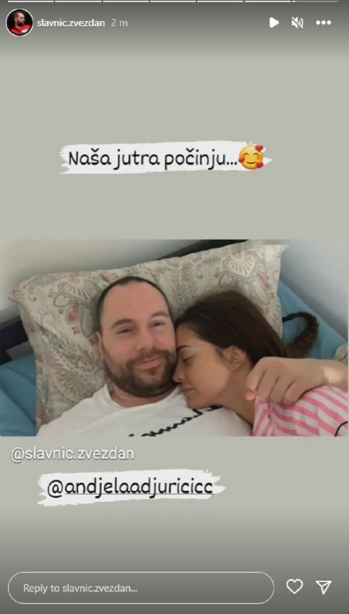 Zvezdan Slavnić i Anđela Đuričić nakon napuštanja Zadruge