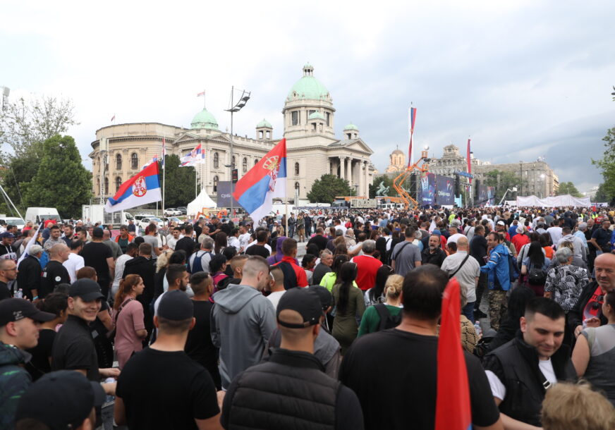 Uoči mitinga Srbija nade u Beogradu