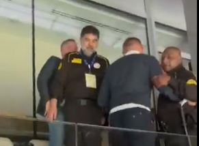Obezbjeđenje moralo da reaguje: Halandov otac izbačen iz lože tokom utakmice (VIDEO)