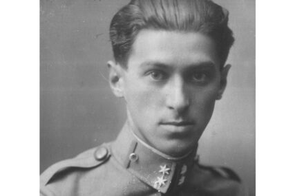 Miloš Crnjanski 1914. godine u uniformi austrougarske vojske