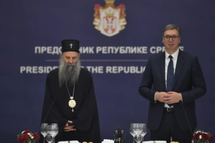 Aleksandar Vučić i patrijarh Porfirije
