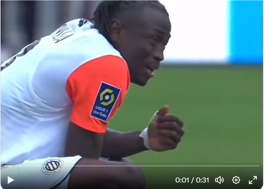 Tužne vijesti iz Francuske: Fudbaler Monpeljea plakao tokom utakmice zbog smrti majke (VIDEO)