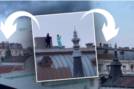 Djevojke se popele na krov zgrade zbog selfija