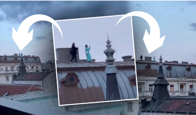 Djevojke se popele na krov zgrade zbog selfija