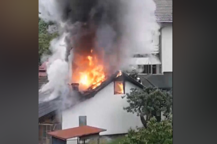Detalji požara u Slatini "Zapalila se garaža, vatru izazvala pumpa za grijanje"