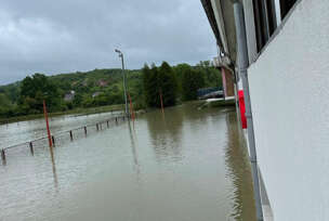 Stadion FK Sloboda poplava