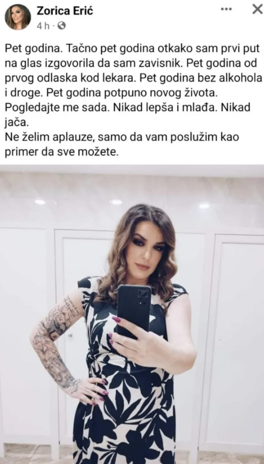 Zorica Erić pravi selfi