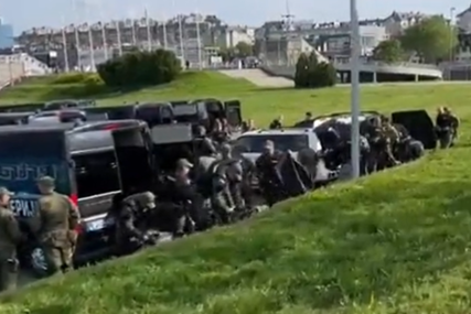 "Vojska spremna za rat" Španci šokirani dešavanjima ispred Arene pred meč Partizana i Reala (VIDEO)