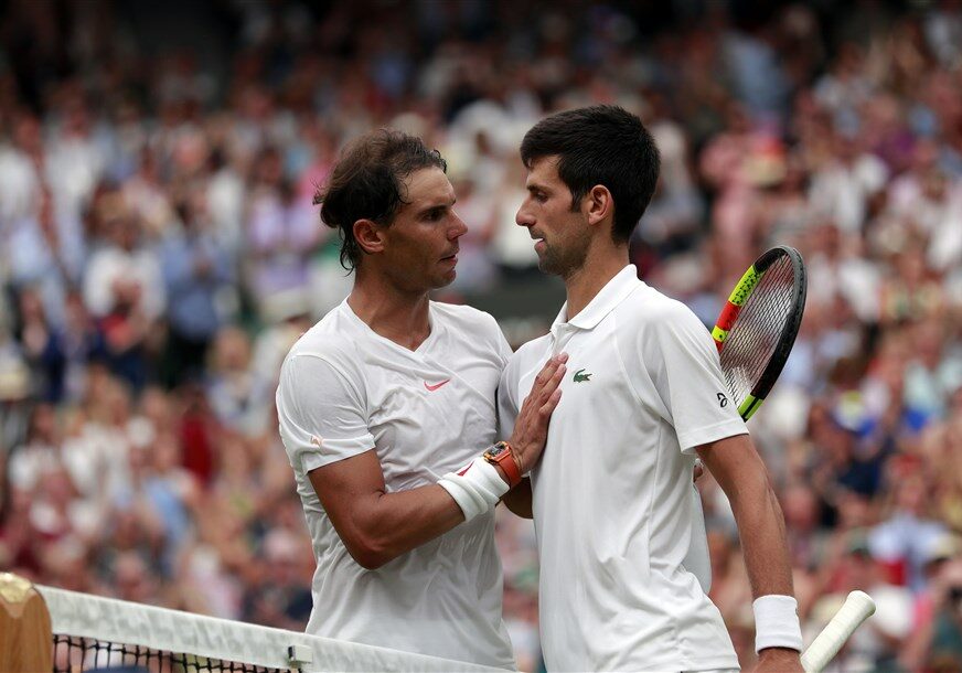 Novak Đoković i Rafael Nadal na Vimbldonu