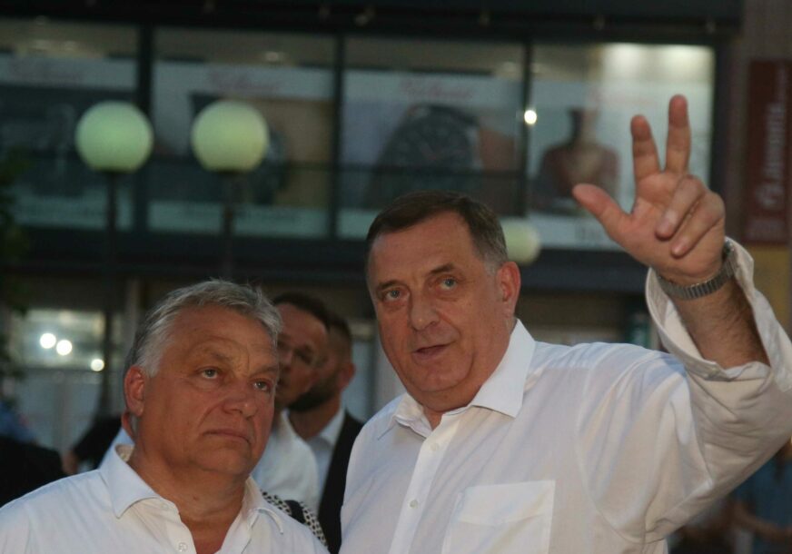 Milorad Dodik i Viktor Orban prošetali centrom Banjaluke