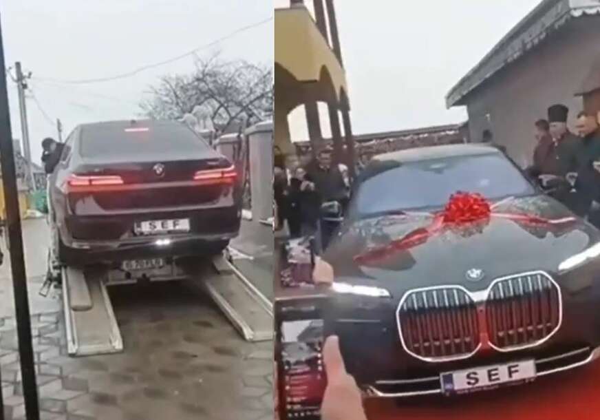 BMW sa mašnom