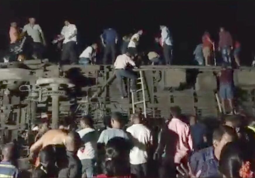 Željeznička nesreća u Indiji
