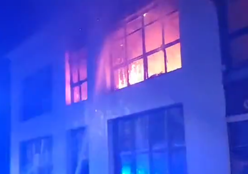 Požar u zgradi u Mostaru