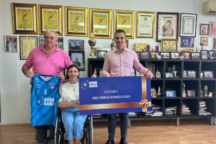 Nova banka uručila donaciju Košarkaškom klubu invalida „Vrbas”