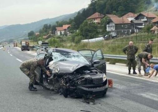 Pripadnici OSBiH spasavali povrijeđene u nesreći u Kaknju