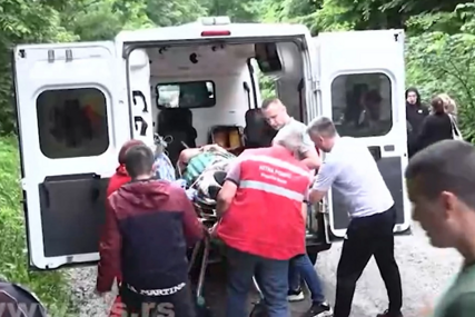 Hitna pomoć prevozi ranjene u Vrnjačkoj Banji