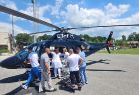 Uspješna akcija Helikopterskog servisa: Jedan pacijent transportovan u UKC, a drugi u Beograd