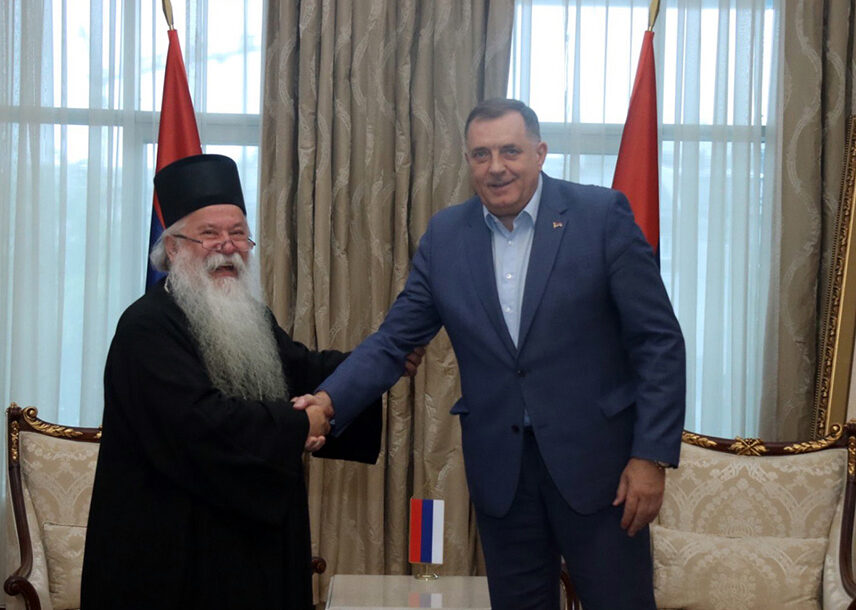 Milorad Dodik razgovarao sa mitropolitom Hrizostomom