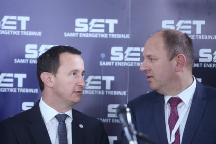 mirko curić gradonačelnik trebinja i luka petrović direktor elektroprivrede republike srpske
